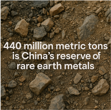 440 Million Metric Tons is China's Reserve of Rare Earth Metals — What It Means for the World in 2025